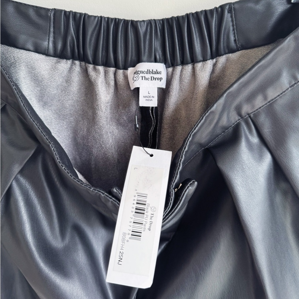 SIGNEDBLAKE Faux Leather Pants – NWT – Size Large - Picture 8 of 8